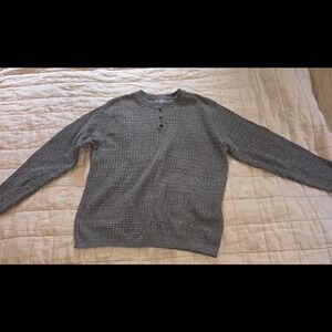 Grey Oscar de la‎ Renta sweater #preppy Men's large gray pullover
